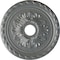Ekena Millwork Palmetto Ceiling Medallion (Fits Canopies up to 5"), 20 7/8"OD x 3 5/8"ID x 1 5/8"P, Platinum CM20PMPLS - alternate 1
